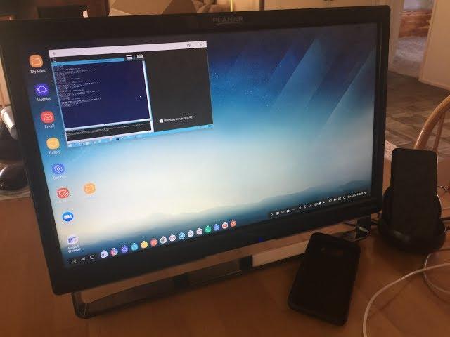 Samsung Dex - not for me yet because RDP and Zoom are small size