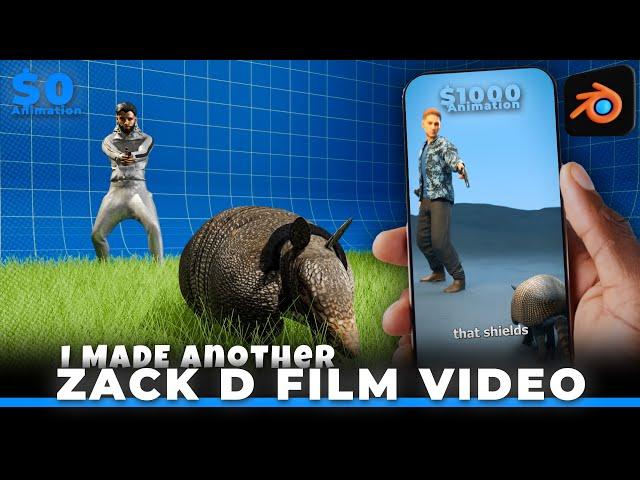 I Made A $0 Zack D Film Video In Blender 3D