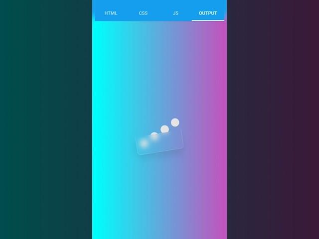 Loading Animation using | HTML | CSS