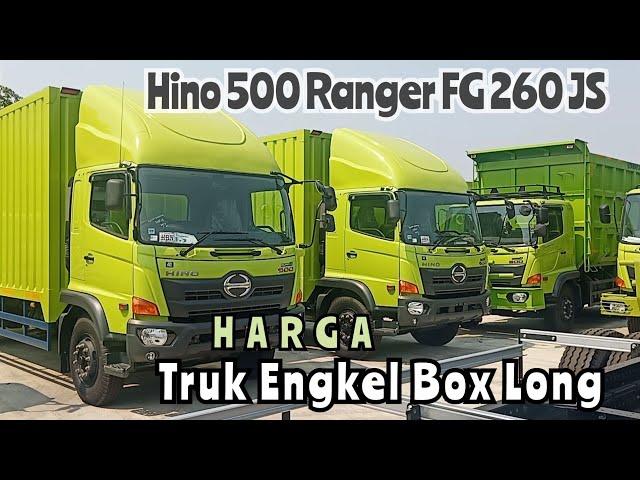 Harga Hino 500 Ranger FG 260 JS - JP Truk Box Long Hino Palembang Persada Raya sumatera selatan