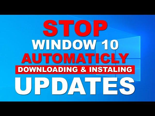 How To Turn Off Windows Update Windows 10 Permanently