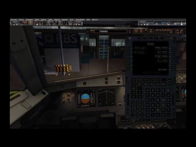 Live stream Heathrow to Edingburgh live on VATSIM