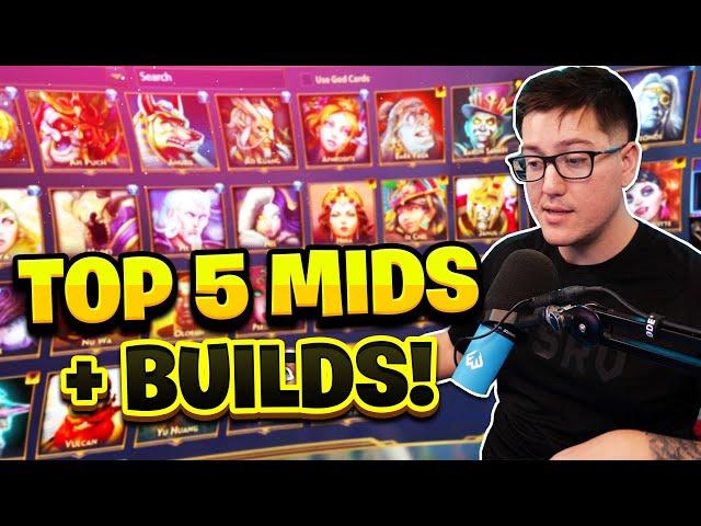 TOP 5 MIDS and BUILDS SEASON 11 SMITE