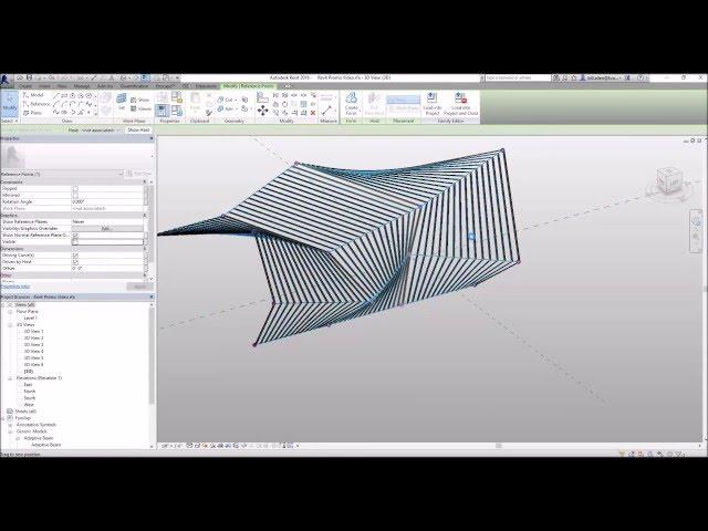 Adaptive Components with a Revit Conceptual Mass