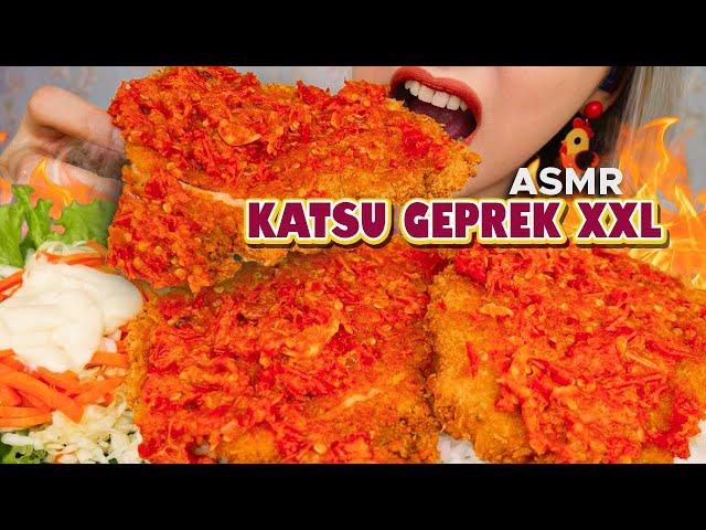 CEO GEPREK BERAKSI ASMR AYAM KATSU XXL GEPREK PEDES GA KARUAAAN‼️| ASMR Indonesia