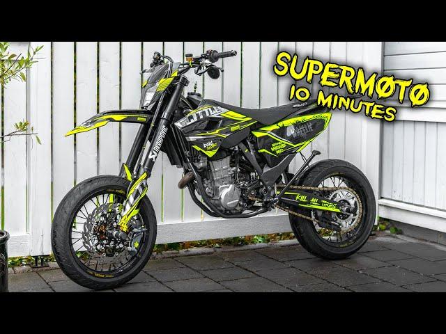 BUILDING EPIC SUPERMOTO IN 10 MINUTES!