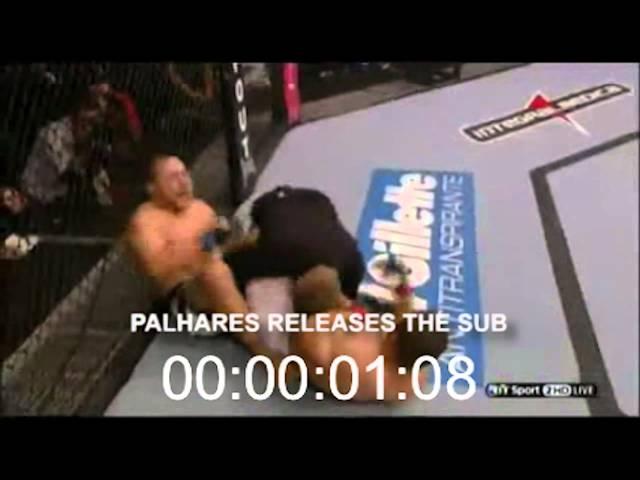 Palhares vs Pierce Submission with Timecode