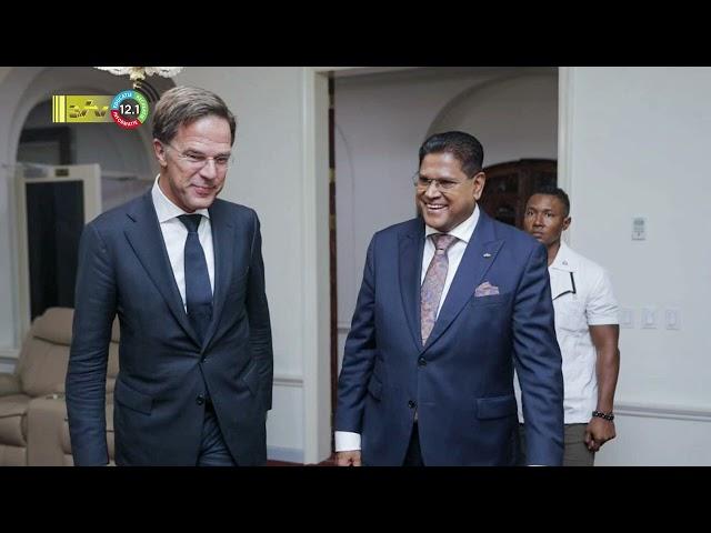 12 09 2022 Premier Mark Rutte is in Suriname