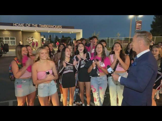 Woodcreek High School seniors wake up early for Senior Sunrise on first day of school