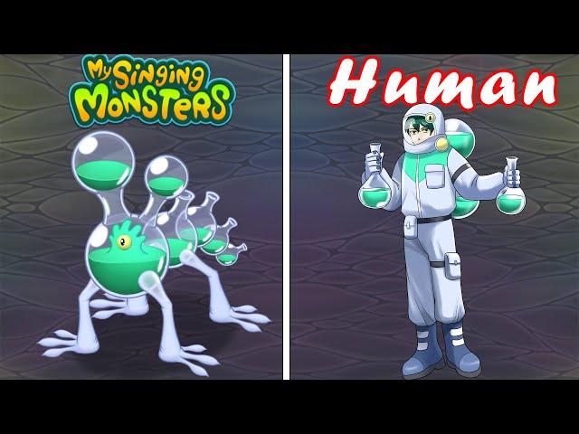 ALL MY SINGING MONSTERS BUT HUMAN VERSION | ALL MONSTERS ETHEREAL WORKSHOP : X'RT, FLASQUE [Draw]