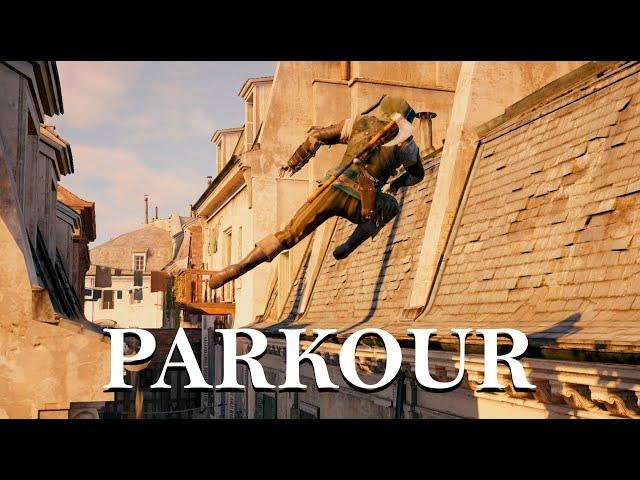 What +1000 Hours Of Assassin's Creed Unity Parkour Looks Like...