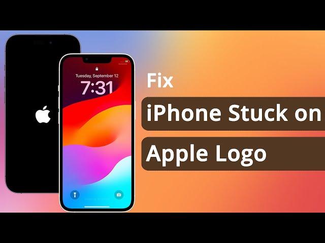 iPhone Stuck on Apple Logo While Updating iOS 17? 6 Ways to Fix!