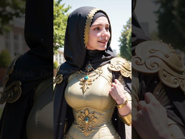 Hijab fashion - Queens guard | LOOKBOOK | AI | #stablediffusion #midjourney #aiart