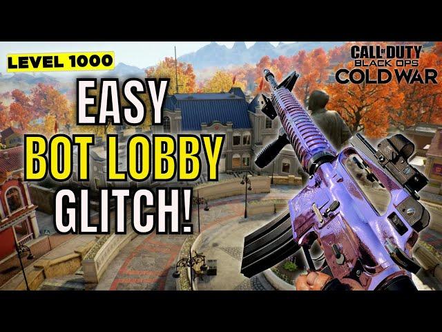 COLD WAR GLITCHES: EASY DM ULTRA UNLIMITED XP/CAMO BOT LOBBY GLITCH AFTER PATCH!