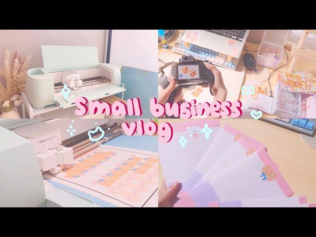 studio vlog 10: April shop update prep, unboxing Cricut Explore 3 & tips, packing products