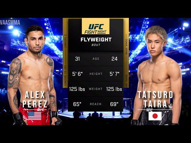 ALEX PEREZ VS TATSURO TAIRA FULL FIGHT UFC VEGAS 93