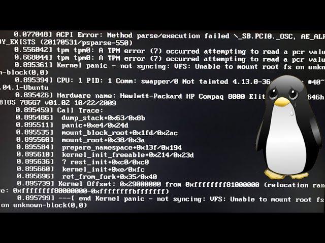 How to Fix Kernel Panic Unable to Mount Root FS