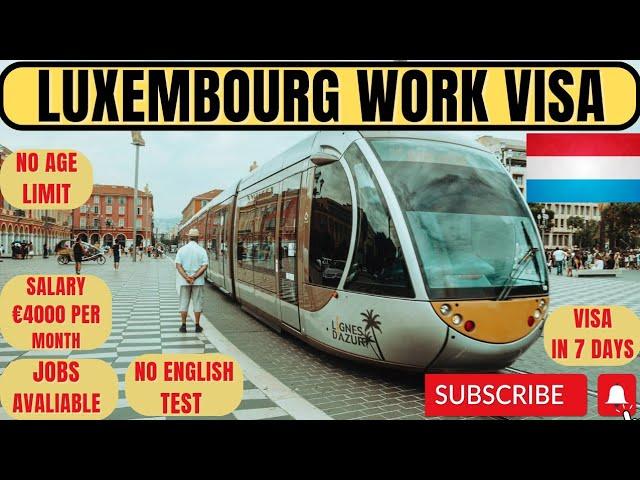 Luxembourg Work Visa | Europe Jobs | Moving Abroad | Luxembourg Work Permit #jobsinluxembourg