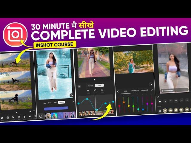 Inshot Video Editor Full Course | Best Video Editor For Mobile | Inshot Video Editing