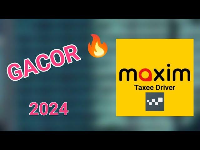 Cara Setting Terbaru • Maxim Taxee driver Gacor 2024 