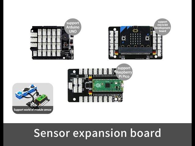 Yahboom sensor expansion board with PH2.0 port for module for Micro:bit Arduino Raspberry Pi Pico