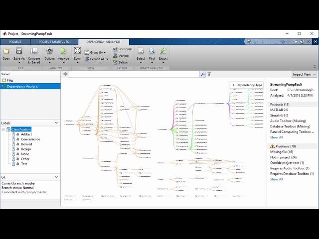 MATLAB and Simulink Projects in R2019a