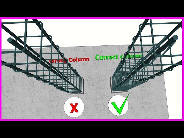  Column Rebar in Wrong and Correct Way | Nhà Xanh Việt Nam