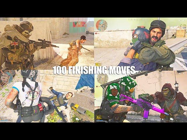 100 Executions From MW2, MW, CW, VANGUARD - COD Finishing Moves