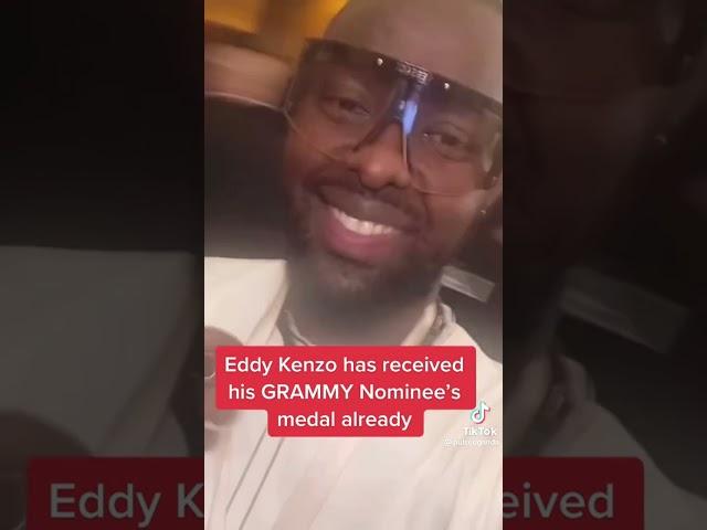 @EddyKenzo received his #grammyawards  medal  #hiskulvibes #commericals #nation