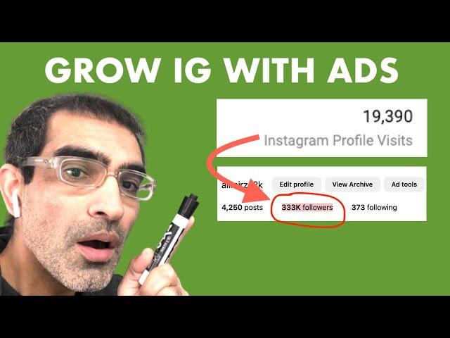 How To Increase Instagram Followers Through Facebook Ads 2024 (New Method)