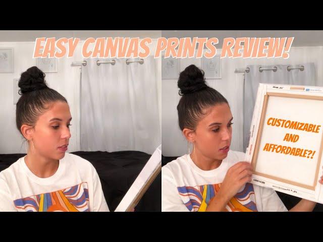 EASY CANVAS PRINTS REVIEW! affordable & customizable! 