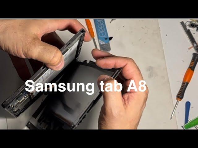 Samsung tab A8 screen replacement sostituzione schermo