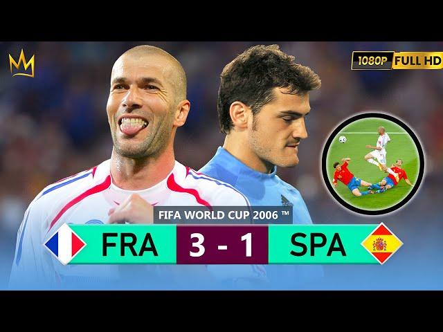 ZIDANE DESTROYING SPAIN IN 2006 | CASILLAS, XAVI HERNANDEZ, PUYOL