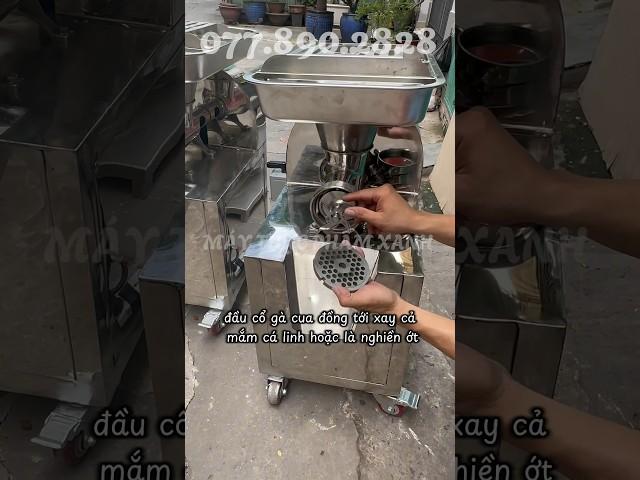 Máy Xay Thịt Công Nghiệp Inox xay từ 150kg/ giờ, cối xay đùn thịt công nghiệp 3kw