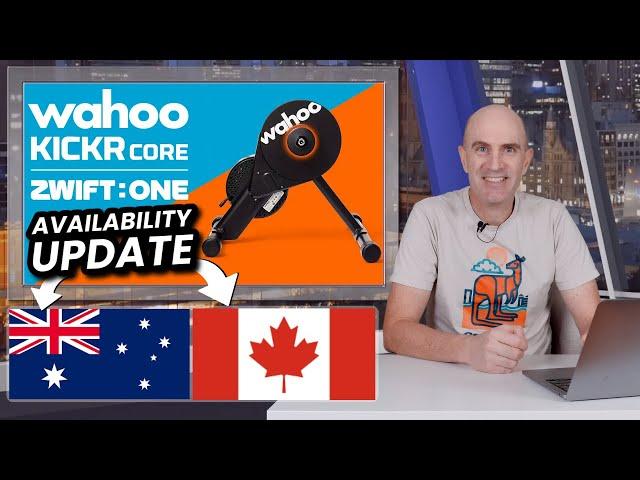 Wahoo KICKR CORE Zwift ONE Bundle now in Australia  & Canada 