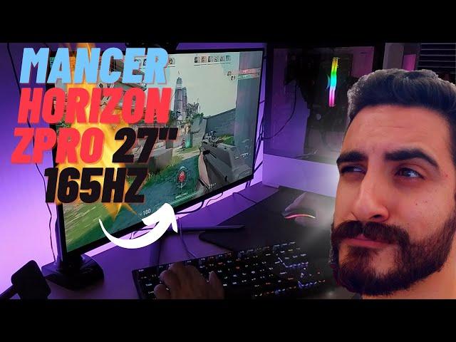 O MELHOR CUSTO BENEFICIO EM 2023 ? - MONITOR MANCER HORIZON Z PRO 27 POL 165HZ  - UNBOXING + TESTE