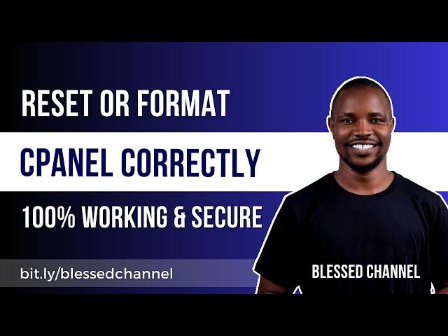 How to Reset or Format cPanel Correctly Without Errors