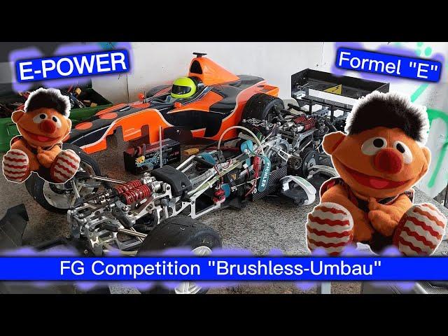 Brushless E-Power Umbau - FG Competition Formel 1 mit Hobbywing #rc #rccar #formel1 #electriccar