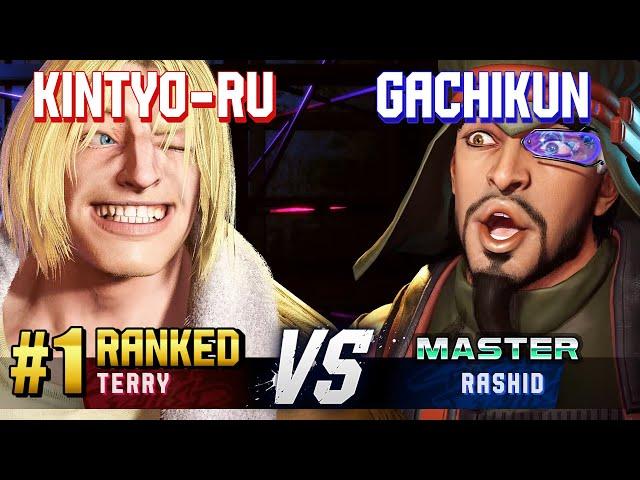 SF6 ▰ KINTYO-RU (#1 Ranked Terry) vs GACHIKUN (Rashid) ▰ High Level Gameplay