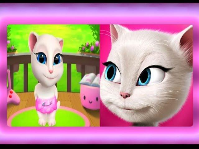 Говорящая Анджела СБОРНИК 5-8  Мультик про котиков Мульт ИГРА # УШАСТИК KIDS