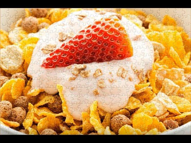 Cornflake with Strawberry玉米片尬草莓| 到底拼了什麼 |Speed up jigsaw puzzle 快轉拼圖|