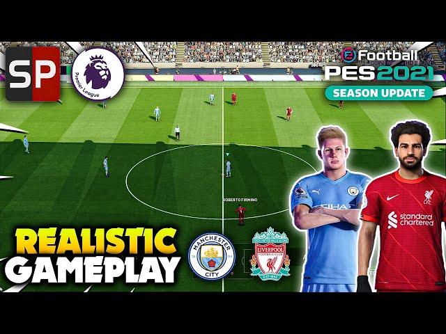 PES 2021 | Smoke Patch V4.5 Realistic Gameplay | Premier League (Man City vs Liverpool) | FHD60Fps