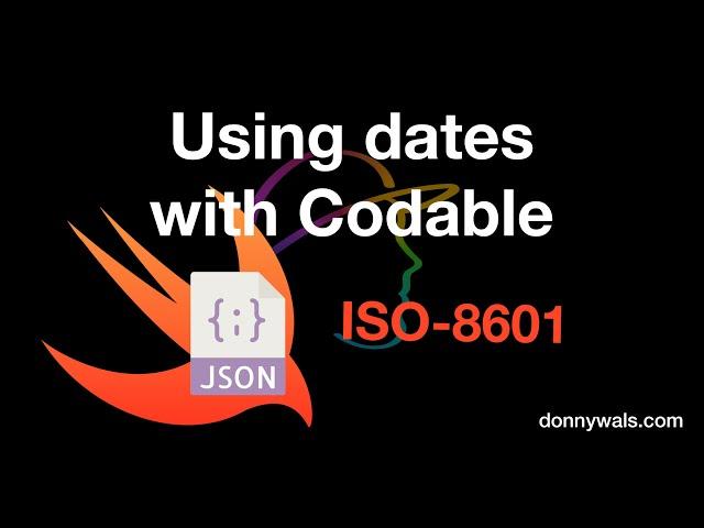 Working with dates and Codable in Swift