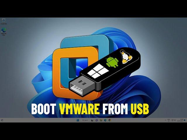 Boot From USB Flash Drive in VMware Workstation | How To boot Virtual vmware from usb pendrive ️