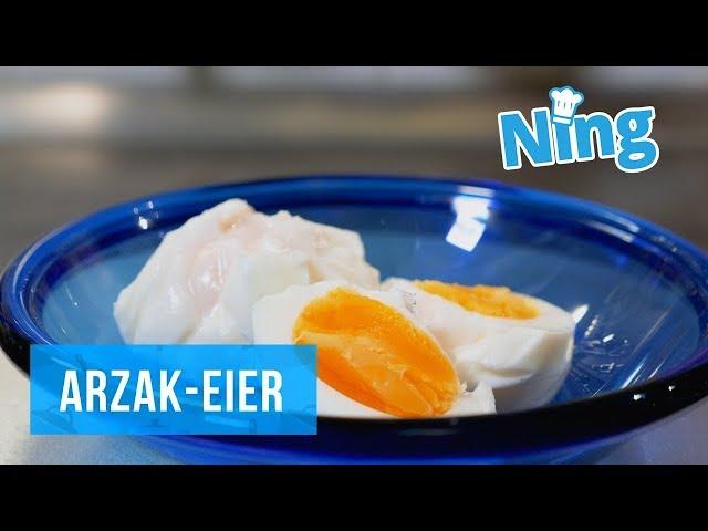 Perfekt und zart gekocht: Arzak-Eier