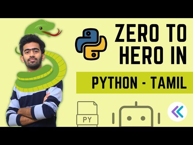 Learn Python in 2 Hours: Basics of Python in Tamil