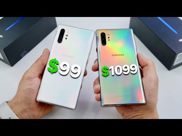 $99 Fake Samsung Galaxy Note 10 Plus vs $1099 Note 10 Plus!