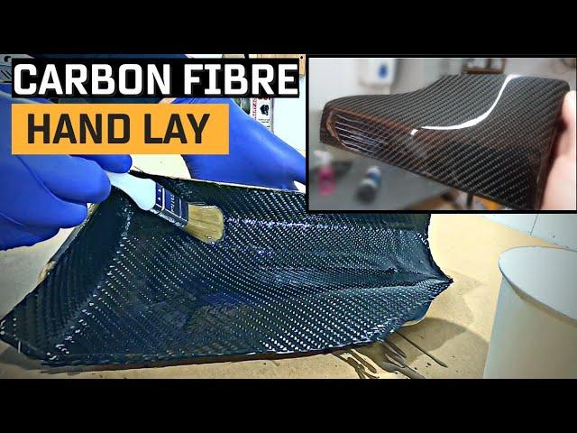 CHEAPEST way to make CARBON FIBER. No specialist tools. Hand laminating [DIY] EPOXY RESIN