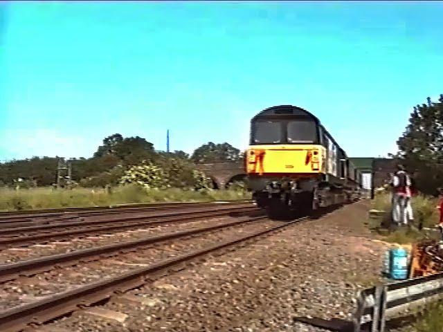 Lineside on the Midland Main Line near Syston