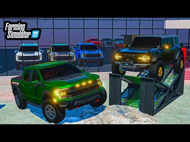 I BUILT THE ULTIMATE FORD DEALERSHIP! (RAPTOR + BRONCO) | FS22